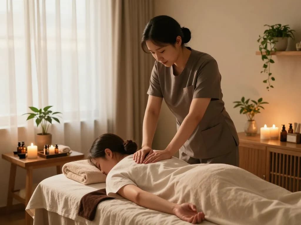 전문 치료와 함께 평화로운 스파 환경에서 rejuvenating 신사동마사지를 경험하세요.