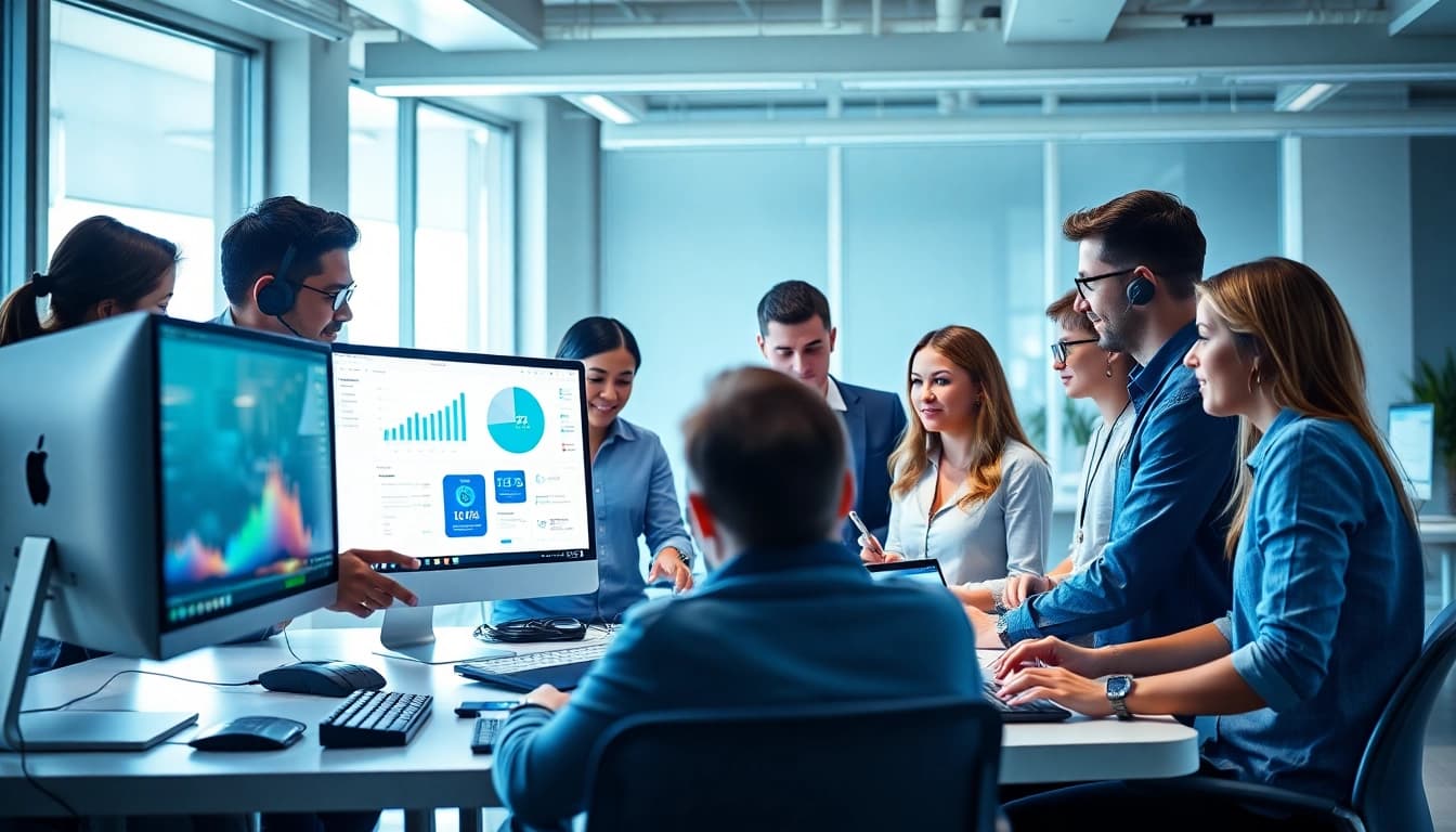 Engage with managed IT services near me through our dedicated IT support team in action.