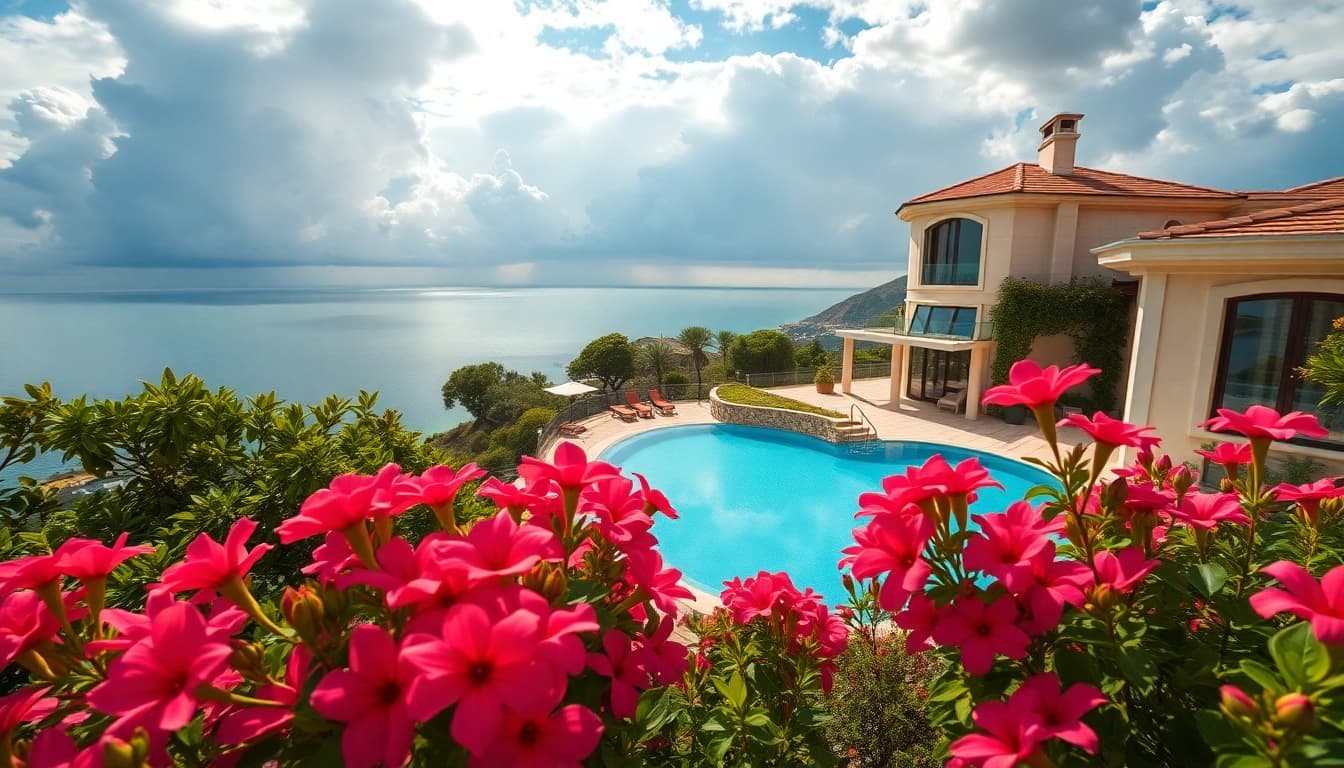 Discover property for sale in Alanya with stunning villas and beautiful Mediterranean coastal views.