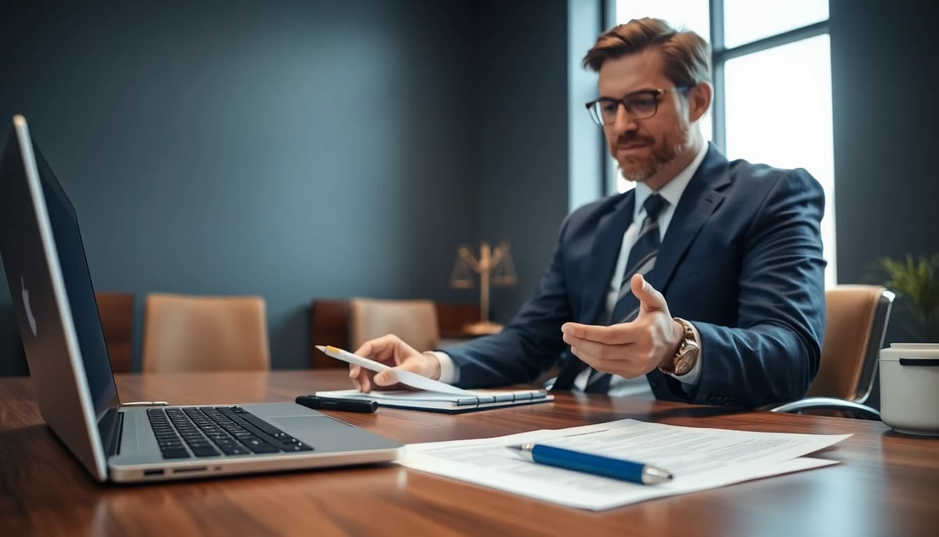 Seattle Social Security Disability Lawyer consulting with a client in a professional office