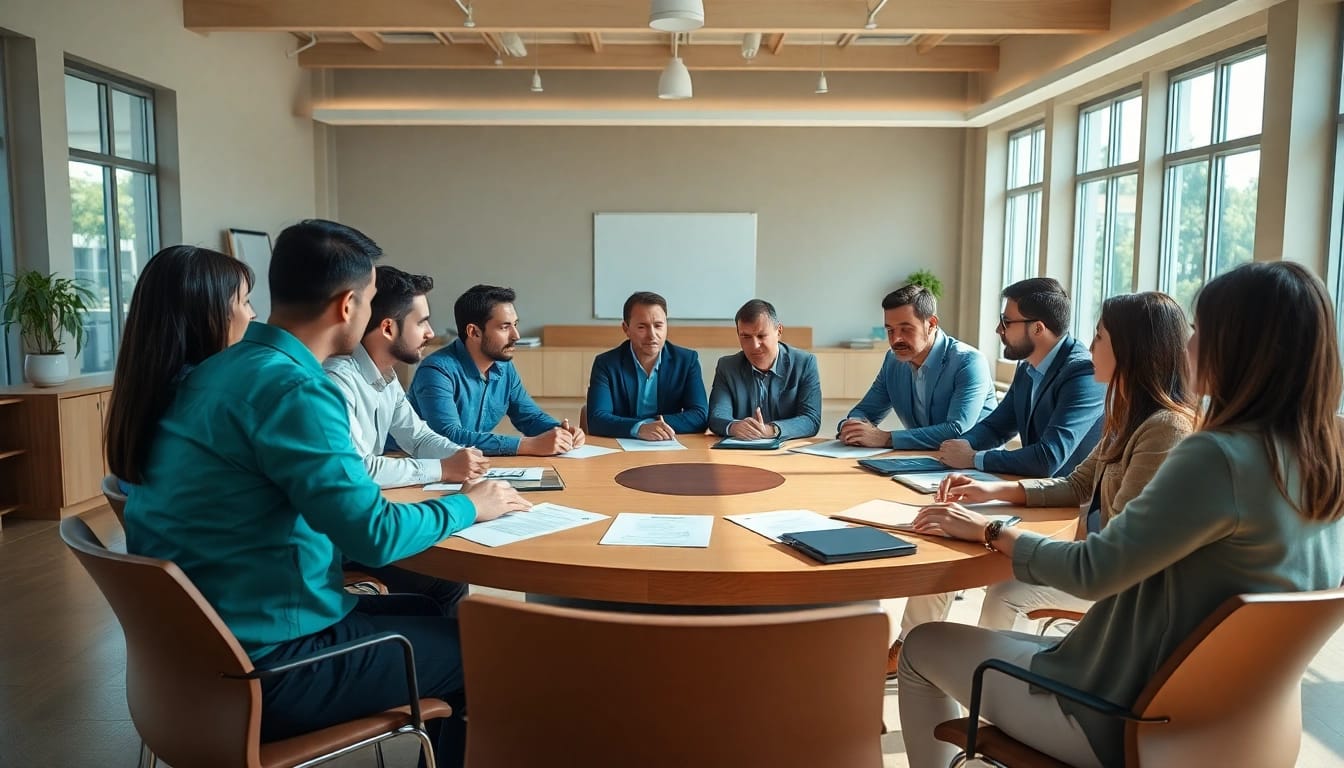 Options to get certified are discussed in a collaborative workshop with diverse professionals.