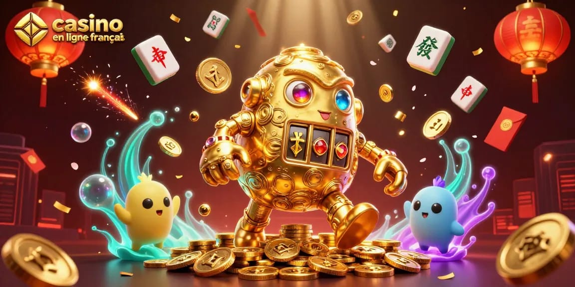 Jouer au casino en ligne français avec des personnages animés dans un décor riche en couleur.