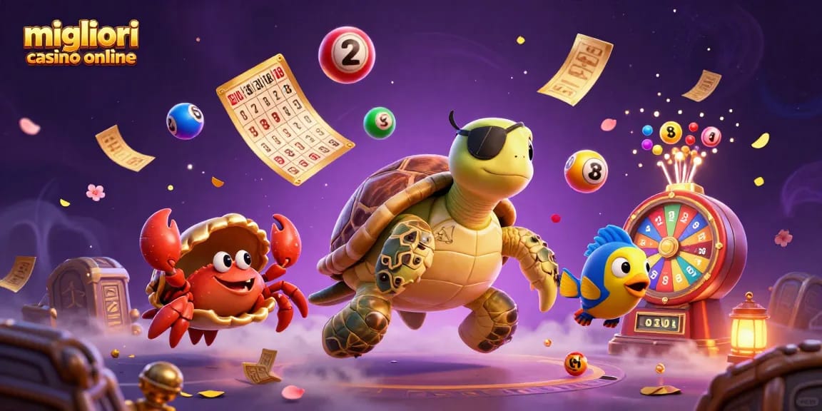 Scopri i migliori casinò online con il tartaruga pirata e i tesori fluttuanti.