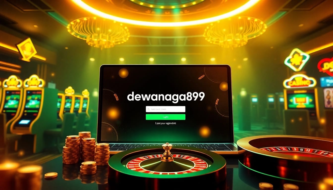 Rasakan dunia seru Dewanaga89 Login dengan mesin slot yang penuh warna dan chip poker.