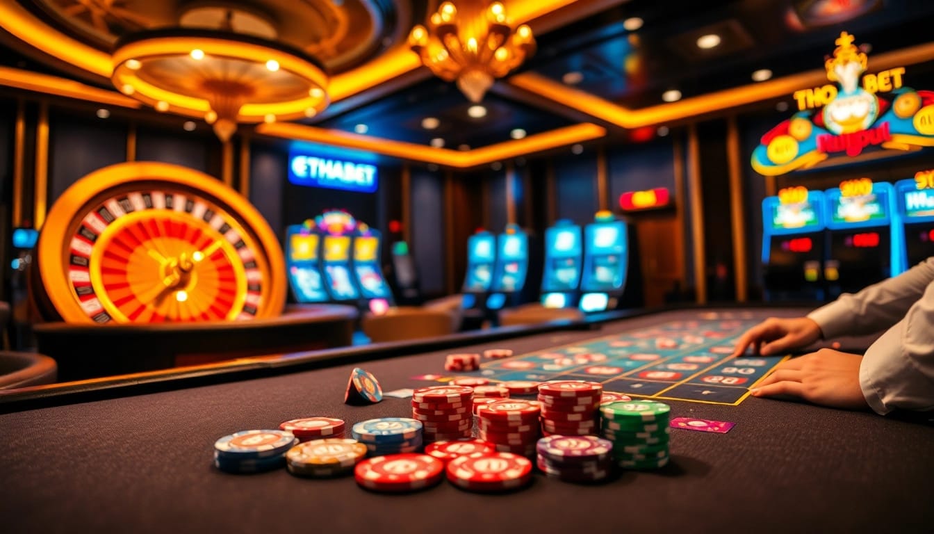 Experience the thrill of poker and casino excitement with link thabet, showcasing vibrant gameplay.