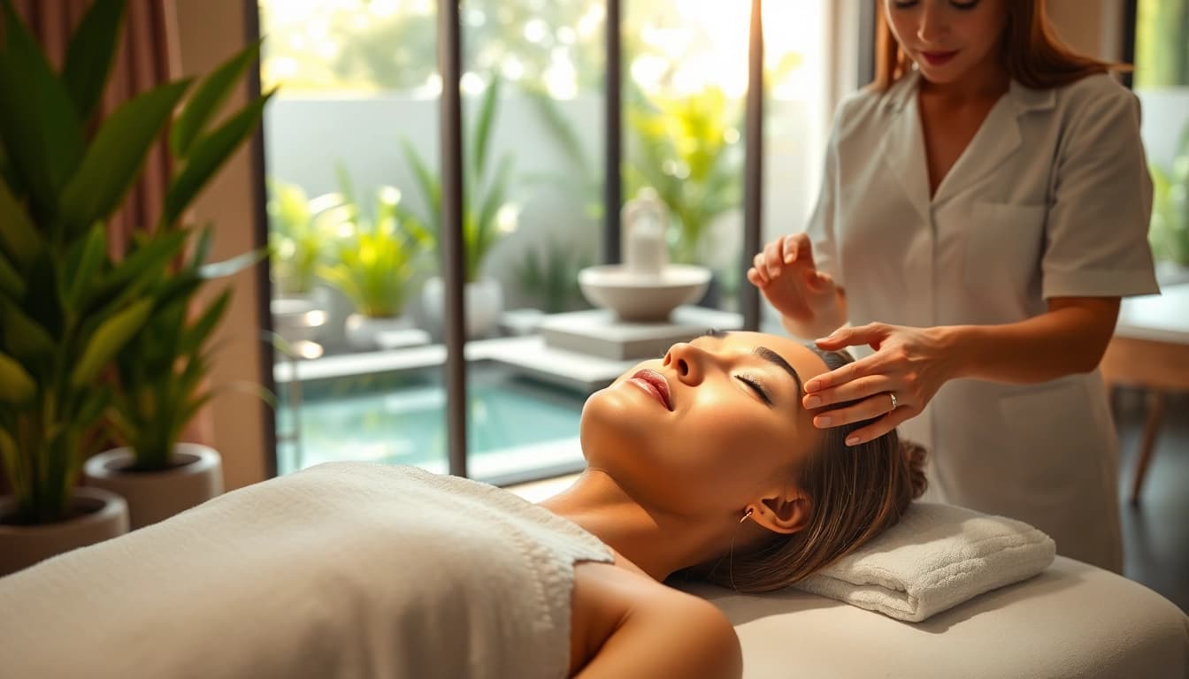 Facial for hyperpigmentation Queens NY treatment in a serene spa environment