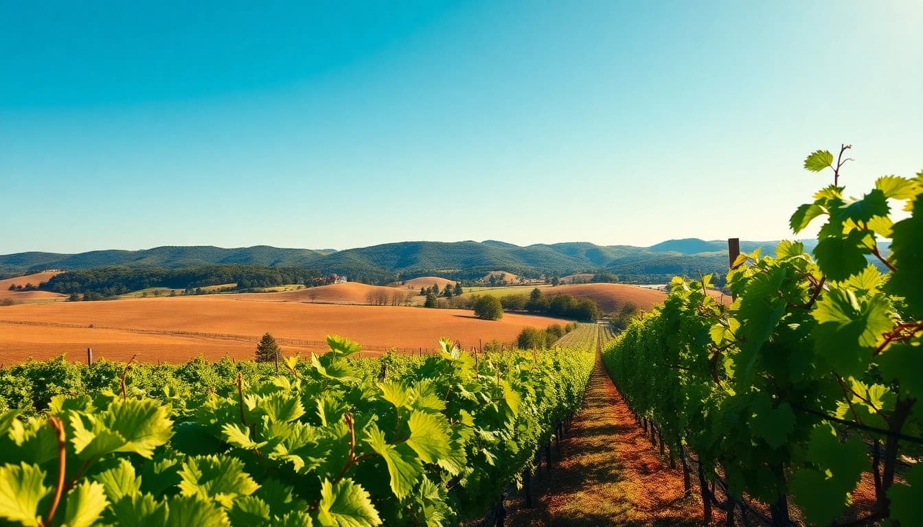 Discover scenic clarksburg wineries surrounded by idyllic vineyards and rolling hills.