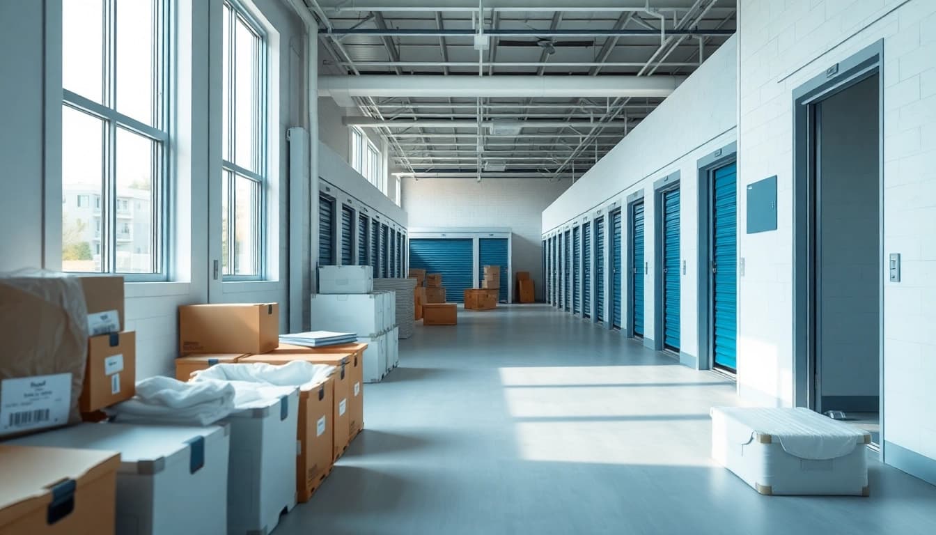 Storage Services showcasing diverse storage units in a well-organized facility.