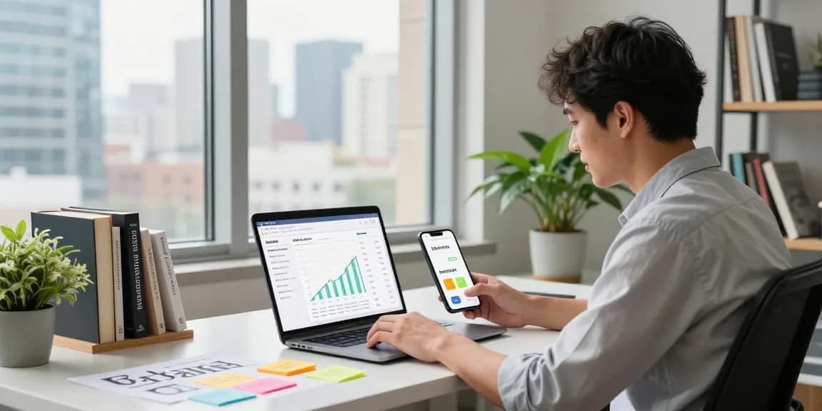 Engaging workspace showcasing where to buy Instagram followers and social media strategies.