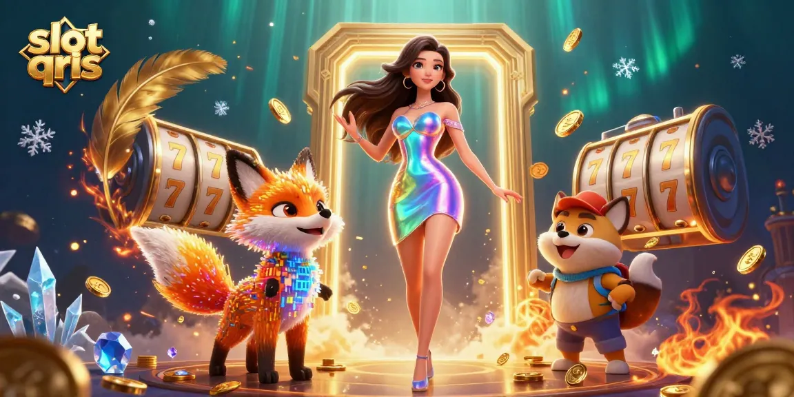 Experience slot qris excitement with vibrant characters and dynamic elements in an immersive casino scene.