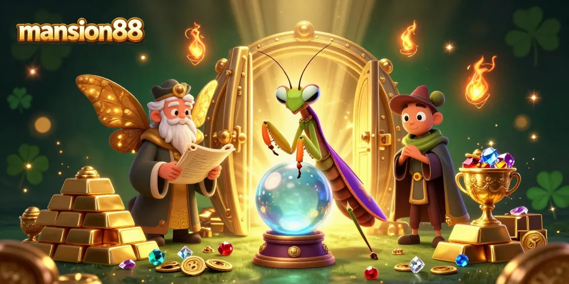 Experience thrilling bets and vibrant games at mansion88, featuring enchanting characters and luxurious treasures.