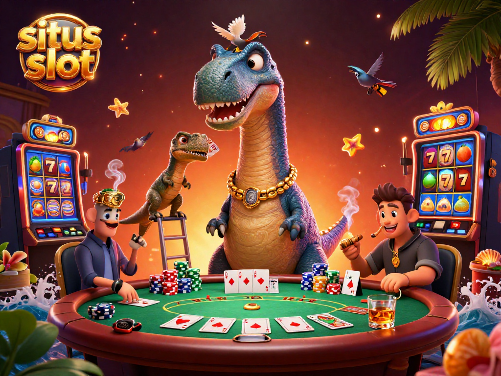 Menangkan situs slot dengan brontosaurus dan dealer raptor yang unik