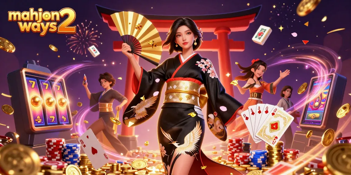 Experience exciting gameplay with mahjong ways 2 featuring elegant Asian character amidst dazzling casino elements.