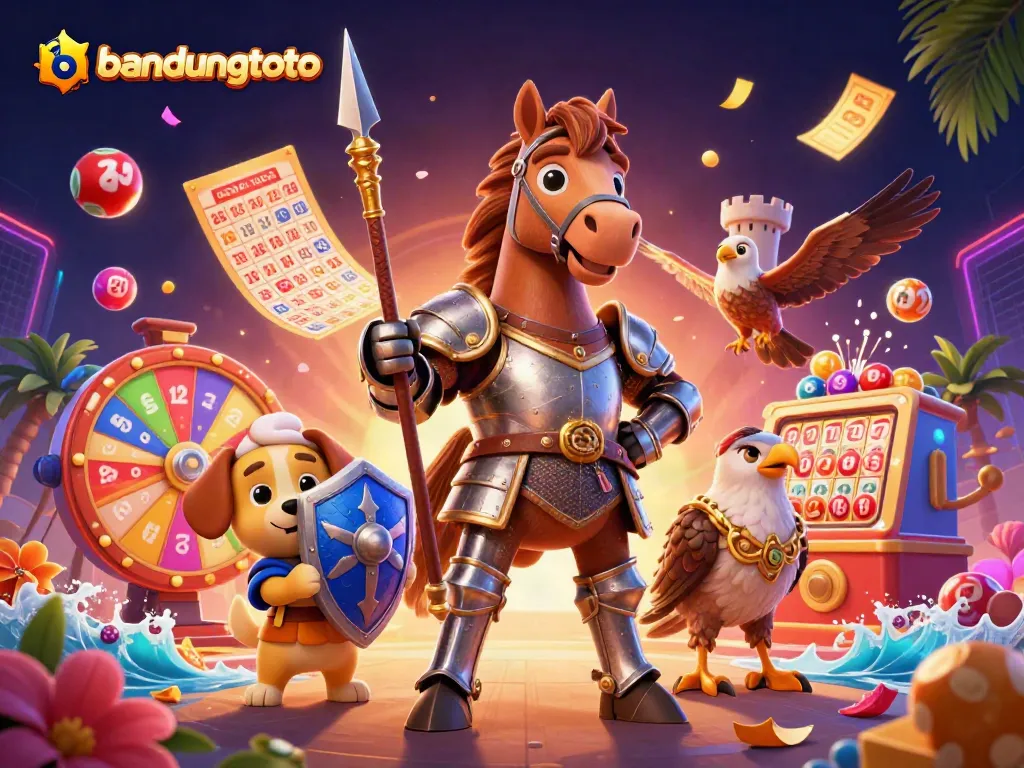 Experience the excitement of bandungtoto with lively characters, dynamic lottery elements, and casino excitement.