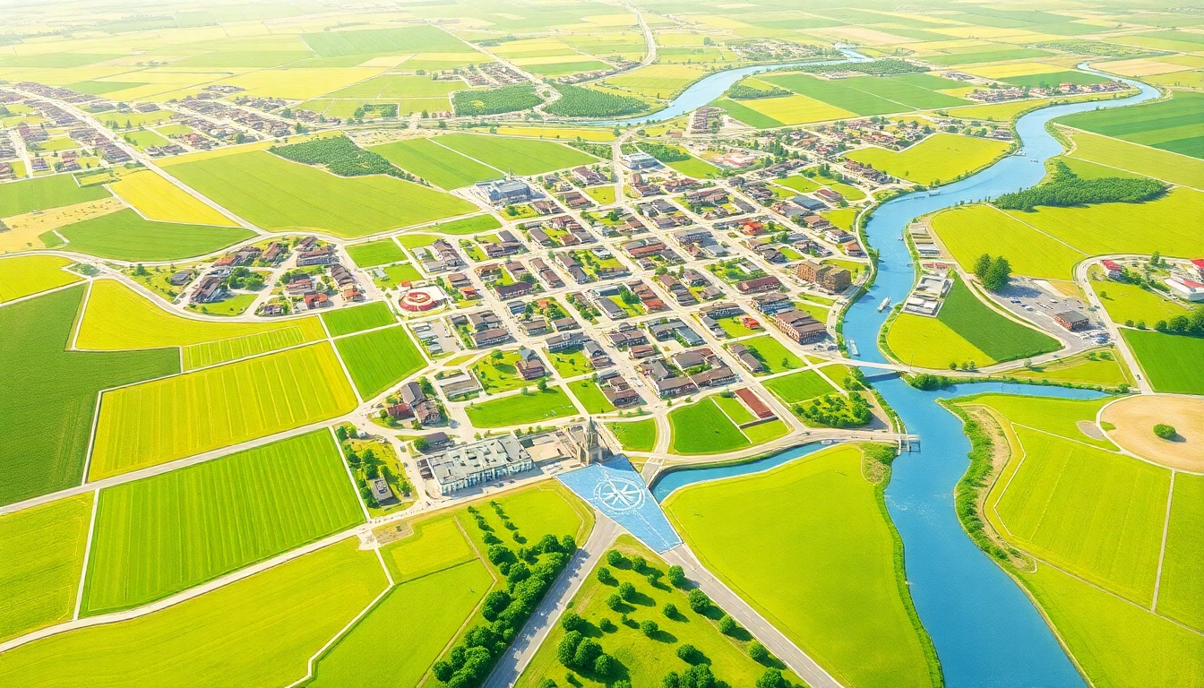 Visualize the Clarksburg California map highlighting key landmarks and natural features.