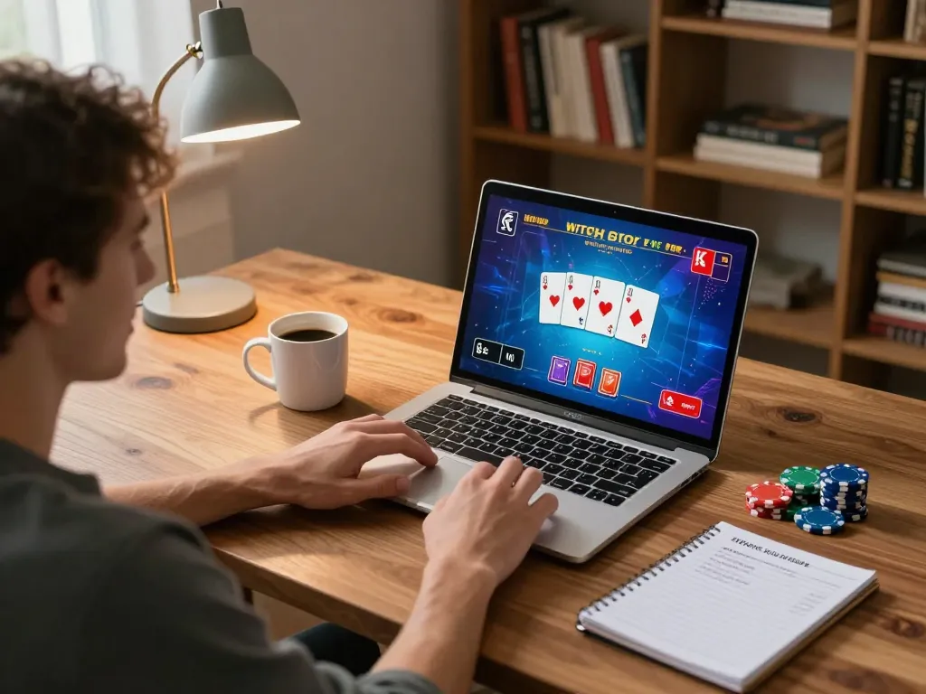 king33 home gaming session with player engaged in online casino action