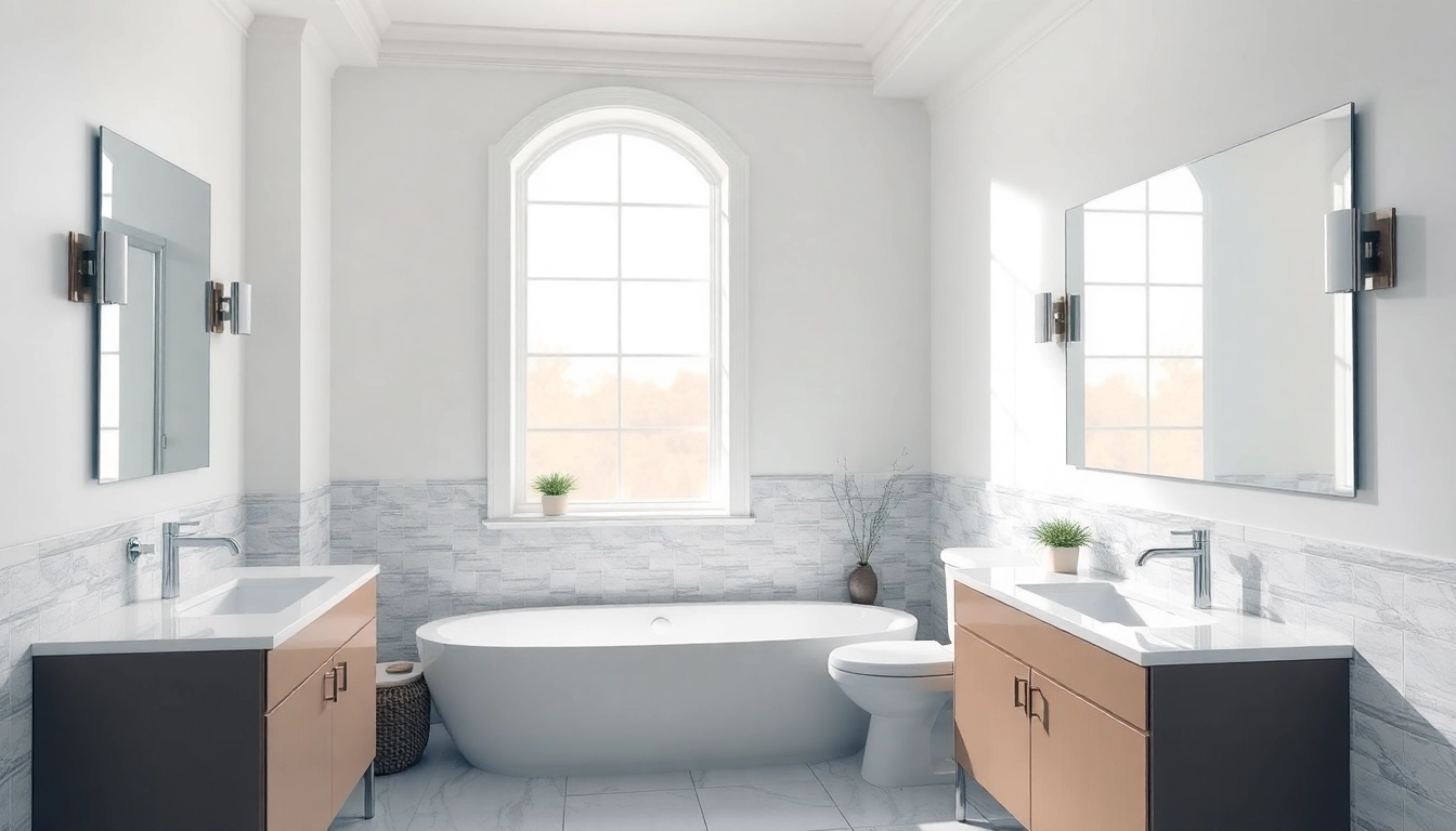 Transform your space with a bathroom remodeling contractor showcasing a modern redesign.