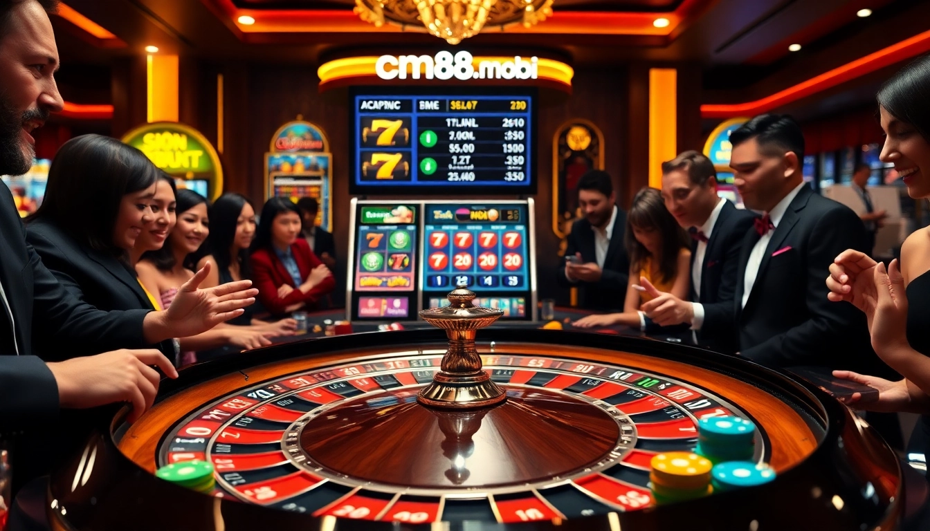 Experience excitement at cm88.mobi casino with vibrant games and winning moments.