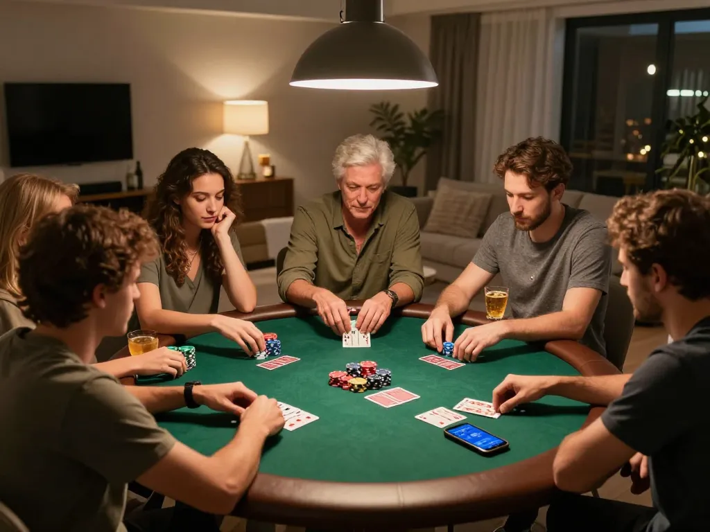 Play poker at home with friends while utilizing depo 1k for a thrilling night of strategy and fun