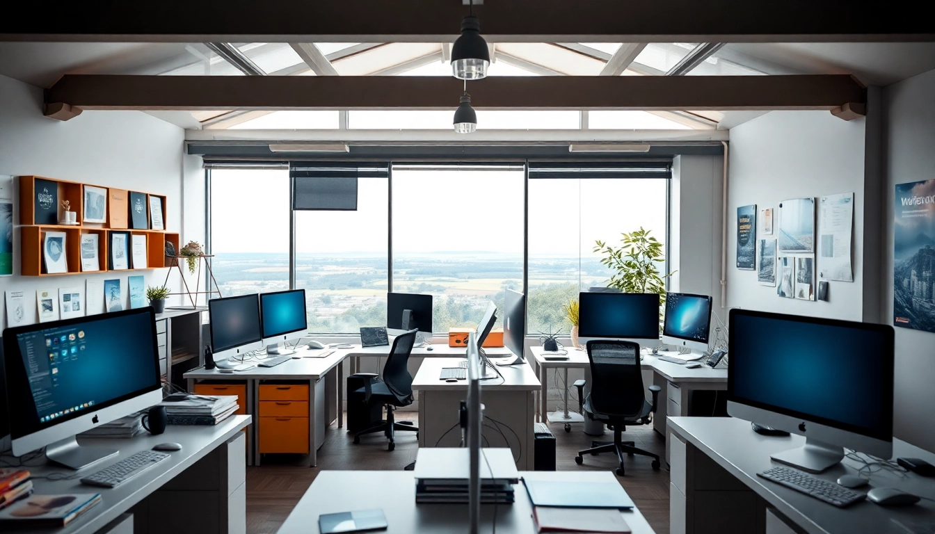 Showcasing Web Design Hereford in a vibrant studio revealing creative processes and team collaboration.