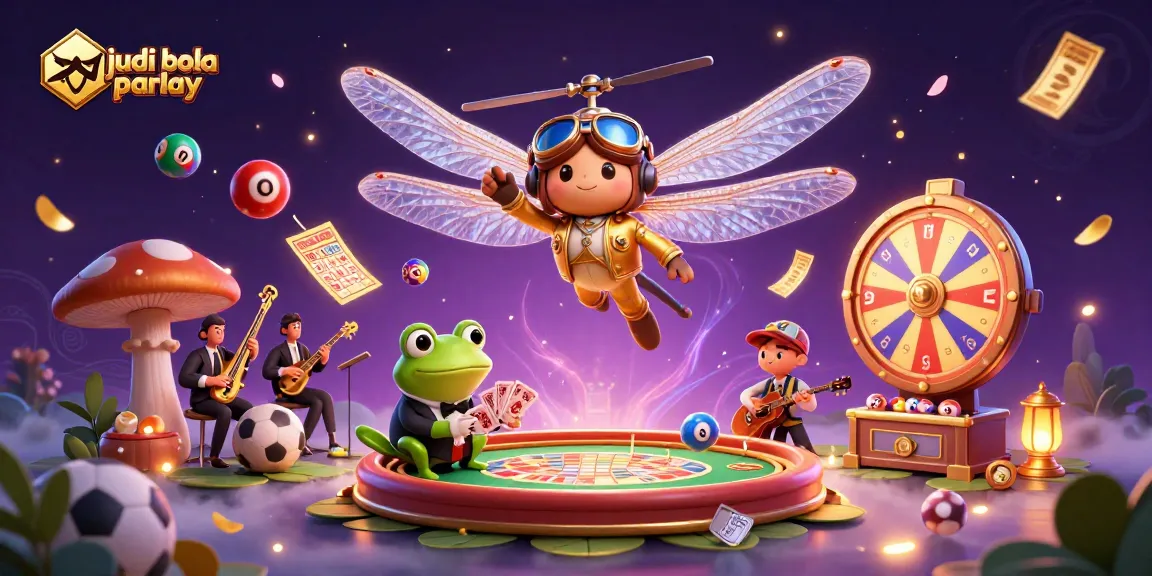 Experience thrilling judi bola parlay action with vibrant sports elements and engaging characters.