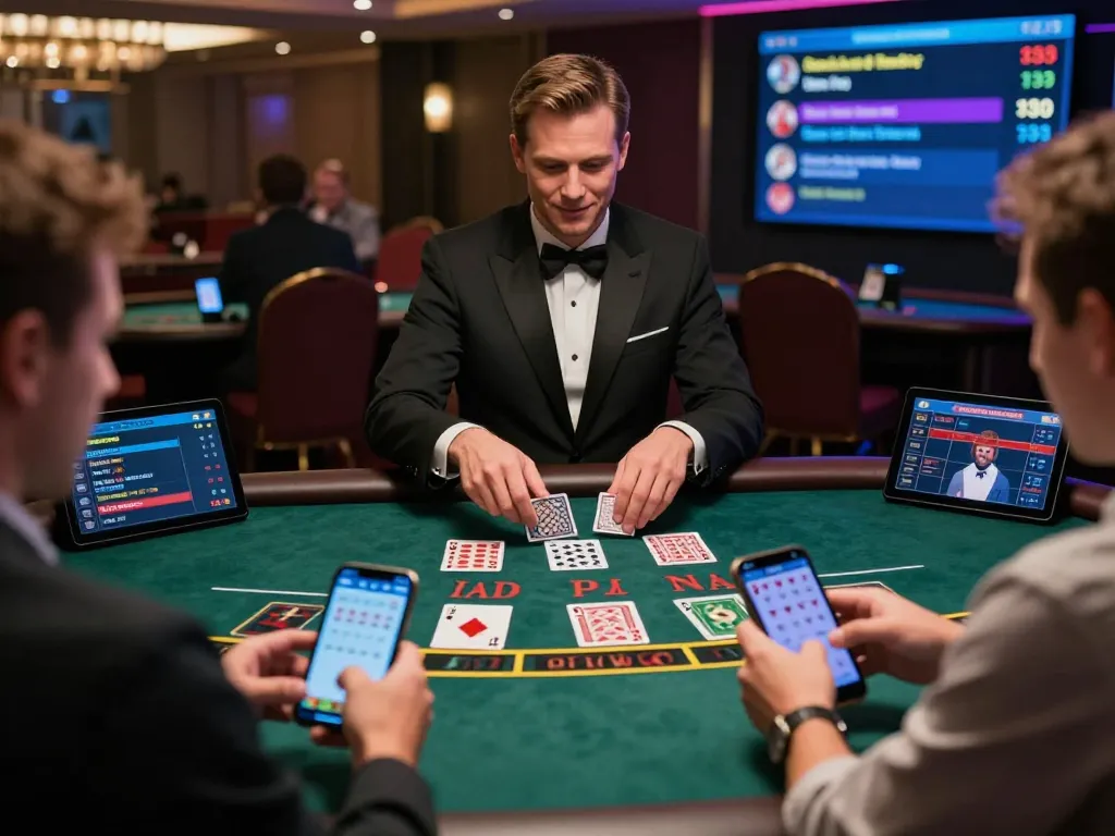 TR88 users celebrating a win in live blackjack, demonstrating excitement in an online casino setting