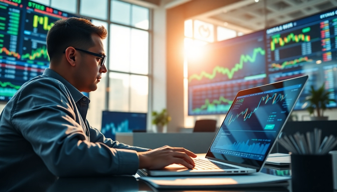 Engaging stock trading platform In Saudi Arabia experience, showcasing user interaction with trading tools.