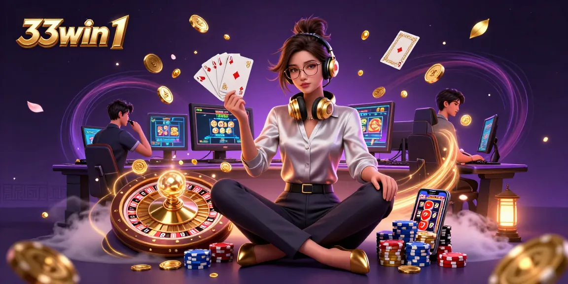 Experience the thrilling games at 33win 1 with vibrant animations and dynamic casino elements.