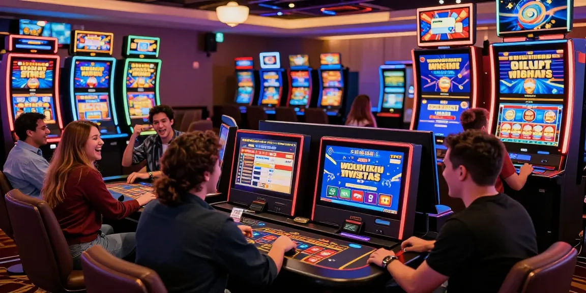 Exciting gameplay at casinos that accept credit cards with friends enjoying their experience amidst vibrant slot machines and card tables.