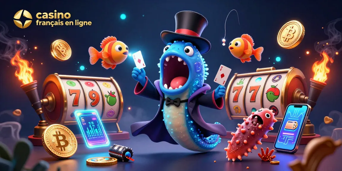 Jouez à des jeux sur un casino français en ligne avec une illustration magique des profondeurs marines.