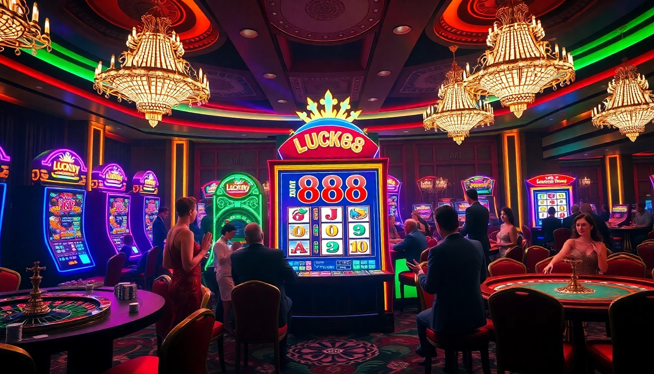 Experience the thrill of the lucky88 link with vibrant slot action and glamorous casino ambiance.