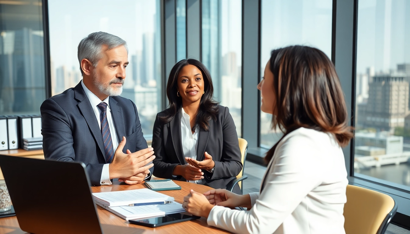 Atlanta Accident Lawyers assisting clients in a professional office environment.