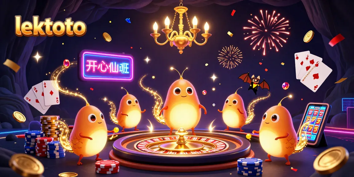 Engage with the vibrant lektoto casino illustration featuring glowworms lighting a cave of excitement and winnings.