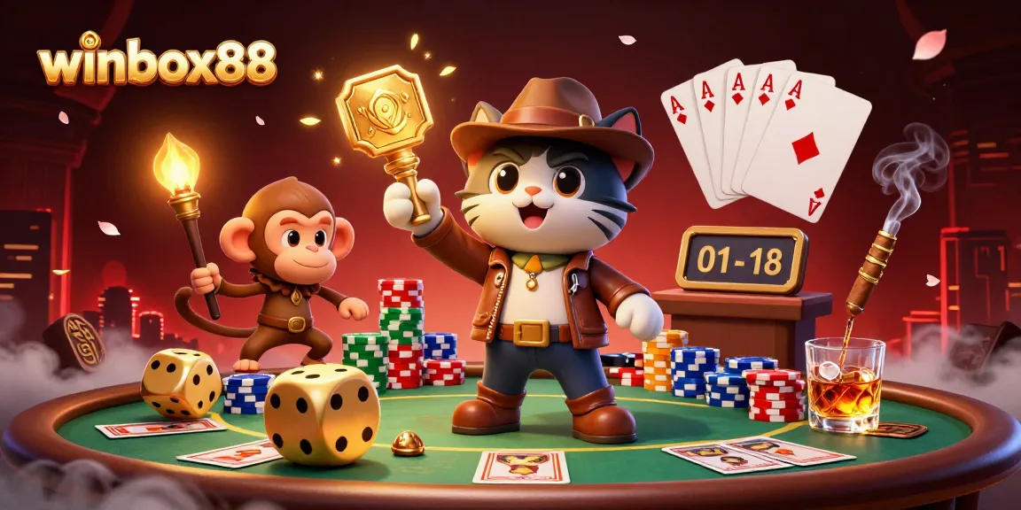 Winbox88: Discover thrilling gaming adventures with a cat archaeologist and monkey companion!