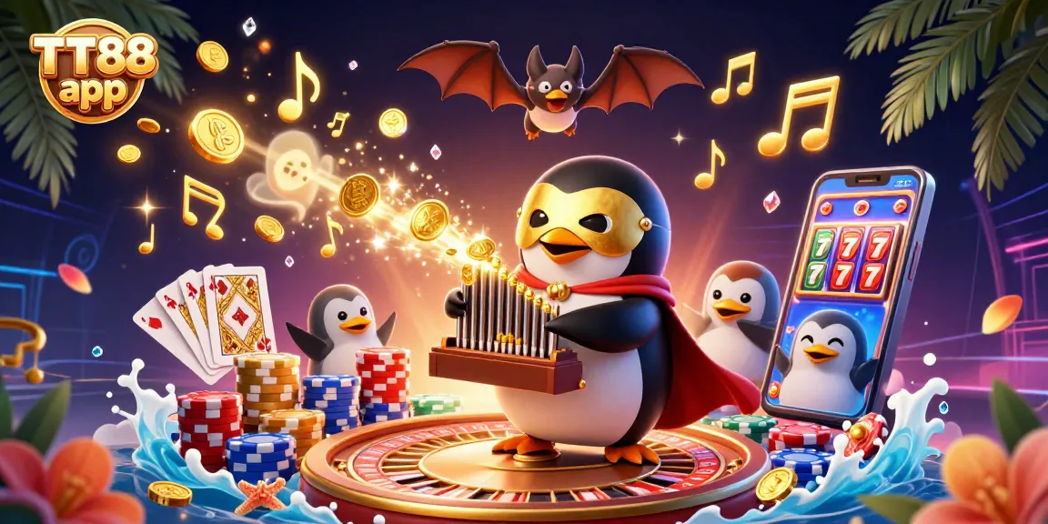 Experience thrilling jackpots and vibrant gameplay with TT88 app's stunning 3D illustrations.