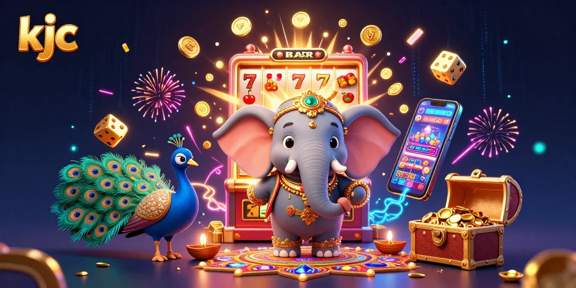 Engage in dynamic gaming adventures at KJC, featuring vibrant characters and thrilling casino elements.