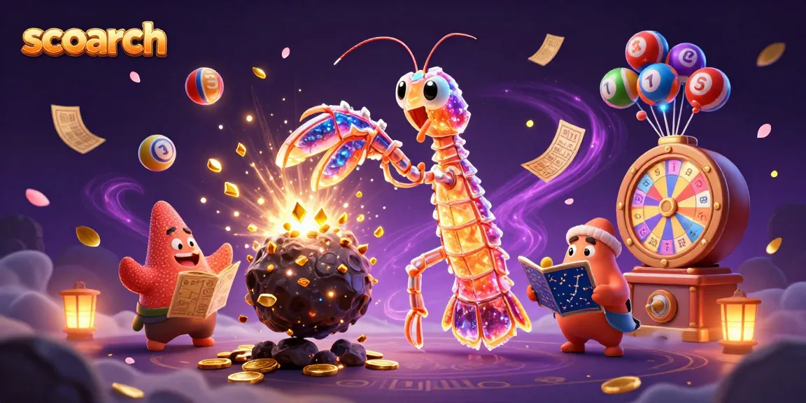 Experience the vibrant gaming world of scoarch with animated characters engaging in dynamic wins and playful energy.