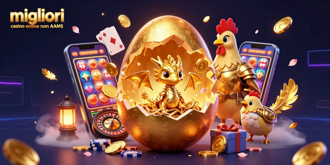 Scopri i migliori casino online non AAMS con un drago d'oro e giochi emozionanti