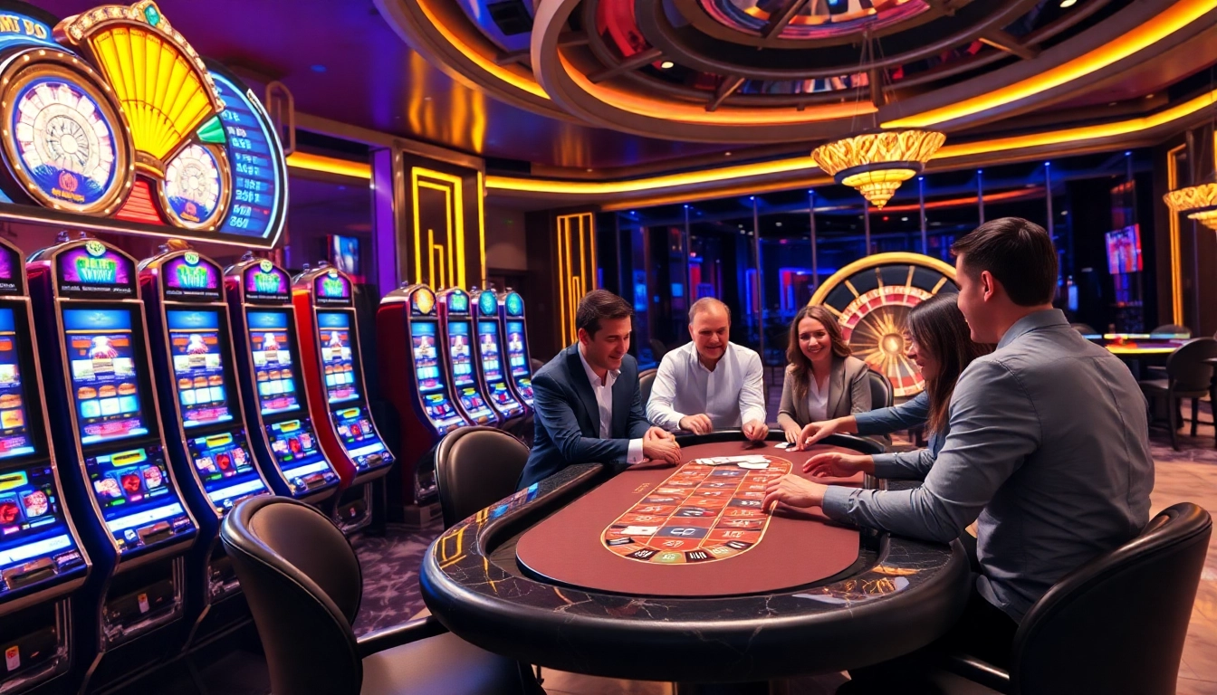 Vivez le frisson du casino en ligne avec des tables de jeu vibrantes et des machines à sous passionnantes.