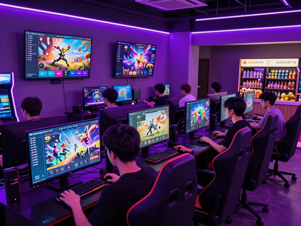 Experience the engaging world of mantra88 with vibrant gaming scenes and neon designs.