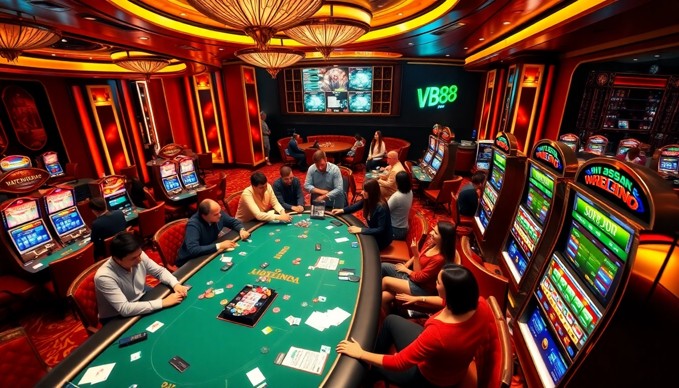 Engage with vibrant gaming at vb88.boston featuring exciting casino tables and thrilling slots.