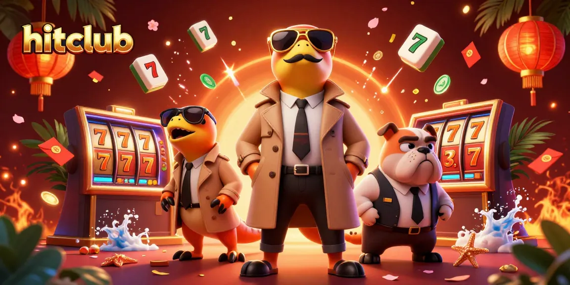 Experience thrilling gameplay on hitclub with cartoon raptors in a casino setting.