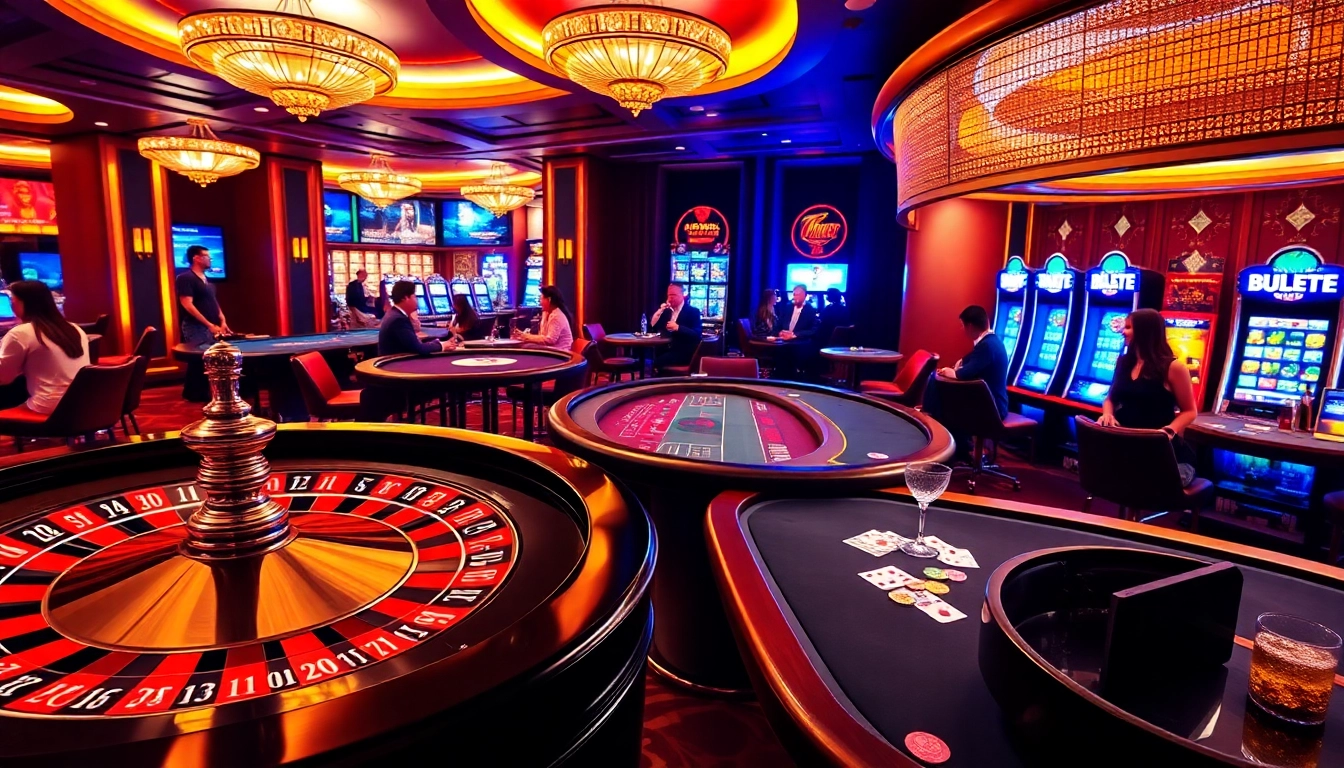 Experience the luxury of gambling at https://lc88m.com/, featuring roulette and vibrant slot machines.