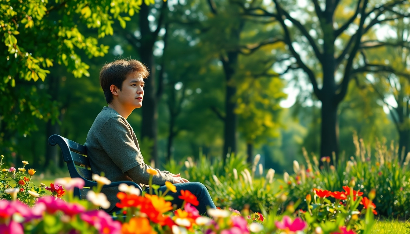 Reflecting on life in a serene setting, symbolizing the theme of Life in a Break Down.