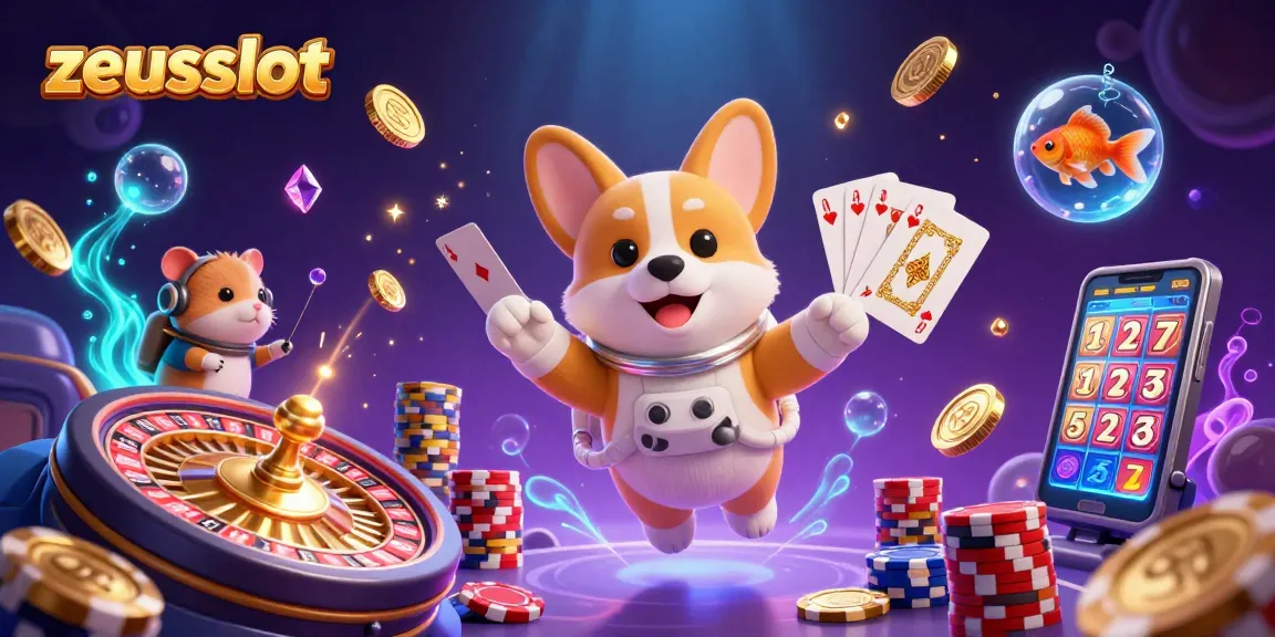 Spin the reels of zeusslot while enjoying cosmic elements with vibrant characters and exciting casino visuals.