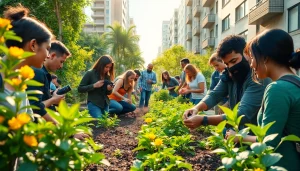 Explore sustainable living practices at https://www.unsustainablemagazine.com with vibrant urban gardening activities.