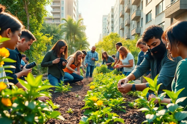 Explore sustainable living practices at https://www.unsustainablemagazine.com with vibrant urban gardening activities.
