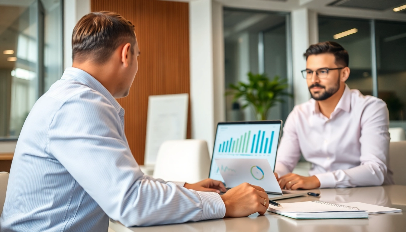 카드 현금화 전문가가 현금 관리 솔루션을 설명하는 모습