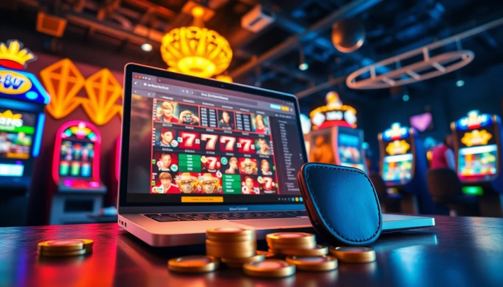Experience the excitement of mm88 sa com with modern gaming interfaces and vibrant casino elements.
