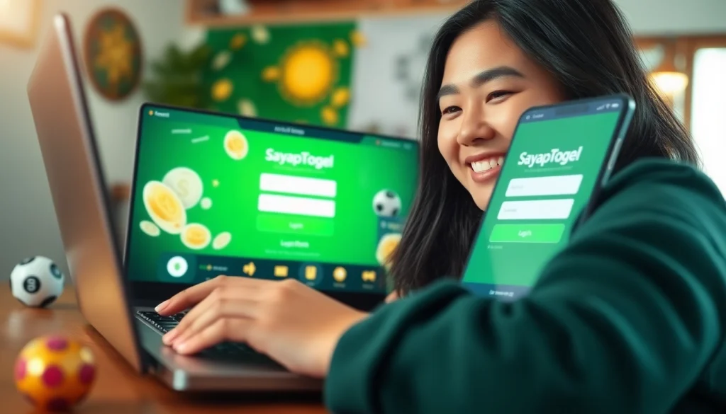 Mengakses sayaptogel login dengan mudah melalui antarmuka yang ramah pengguna.